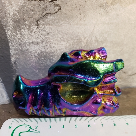 Titanium Crystal Dragon Head - Picture 6 of 6